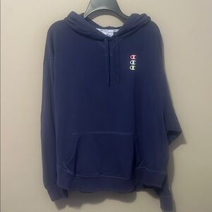 Champion women’s Dark Purple Hoodie with Logo Accents